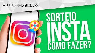 ✅ Como fazer SORTEIO pelo INSTAGRAM de GRAÇA em 2024 Celular ou PC [upl. by Irakab956]