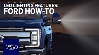 LED Lighting Features  Ford HowTo  Ford [upl. by Notrom653]