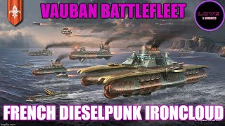 Vauban Battlefleet Set  Unboxing  Whattobuild for Dystopian Wars [upl. by Tlaw]