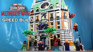 Building the BIG Sanctum Sanctorum 2708 Pieces  Stop Motion Speed Build [upl. by Bebe]