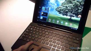 Asus Eee Pad Transformer Touchpad Usage [upl. by Solrak]