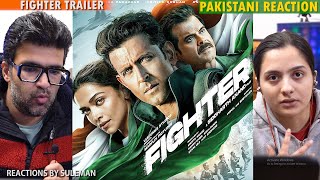 Pakistani Couple Reacts To Fighter Trailer  Hrithik Roshan  Deepika Padukone  Anil Kapoor [upl. by Eirok426]