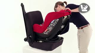 MaxiCosi  How to install Milofix car seat [upl. by Rab]