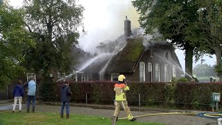 Boerderijbrand Broekland quotVanwege de waterwinning is er groot opgeschaald quot [upl. by Mercado412]