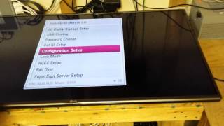 LG Digital Signage Setup [upl. by Efi16]