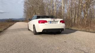 BMW E93 335i DKG Sound Acceleration convertible Cabrio Race Start Launch Control [upl. by Nilknarf]