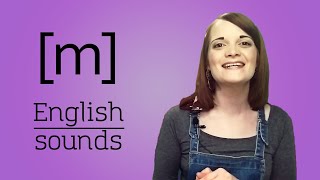 Learn English Pronunciation  Sound  m   British Pronunciation practice [upl. by Ainoloppa]