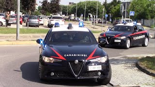 ARRESTO IN DIRETTA ARRIVO ALFA GIULIA CARABINIERI IN SIRENA [upl. by Eahsel]