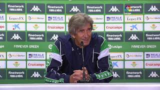 Rueda de prensa Real Betis vs Levante UD [upl. by Girhiny764]