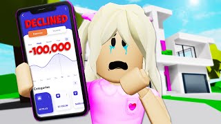 Baby Trillionaire Goes Broke A Roblox Movie Brookhaven RP [upl. by Ingalls]