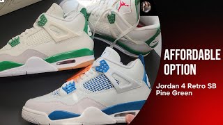 Jordan 4 Retro SB Pine Green from nownowfashion sneakers jordan4sb [upl. by Agee]