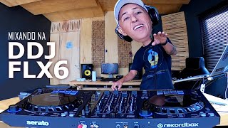 Controladora Pioneer DDJ FLX6  Tocando Flashback Remakes do DJ Valdir Andrade [upl. by Wobniar]