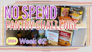 2024 NO SPEND Pantry Challenge 2  Canned Salmon and Fig Jam [upl. by Norej681]