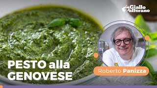 PESTO ALLA GENOVESE  La ricetta imperdibile dello CHEF Roberto Panizza [upl. by Enerak]