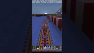 Minecraftta roller coasterlı buz pateni yaptık minecraft game xbox gamer roller coaster [upl. by Wohlen180]