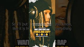 King Von Lyrics WERE ALL CAP⁉️🤔🤷🏽‍♂️ kingvon hiphop rap [upl. by Ellinnet]