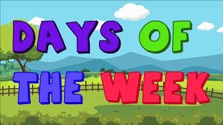 Nursery Rhyme Street  Days of the Week  Popular Nursery Rhymes and Kids Songs  Ep 10 [upl. by Aicenav]