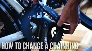 How To Change a SingleSpeed  Fixed Gear Chainring [upl. by Anwad]