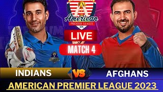 American Premier League 2023 Live Premium Indians vs Premium Afghans Live  INDN VS AFGN live [upl. by Ainigriv]