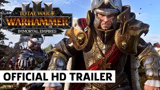 Total War Warhammer 3  Immortal Empires Beta Announcement Trailer [upl. by Anovahs702]