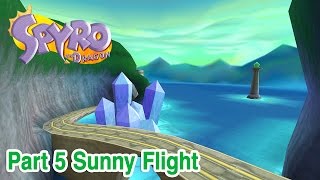 Spyro the Dragon  Part 5 Sunny Flight  HD PS1 Widescreen Hack [upl. by Chad904]