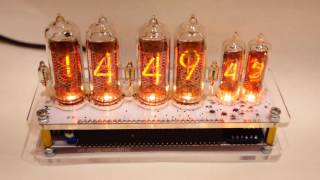 NIXIE Clock IN14 IN16 w LED [upl. by Eniledgam959]