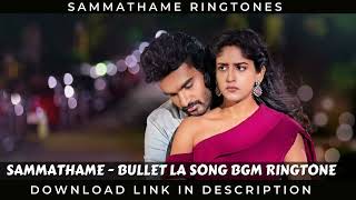 Sammathame  Bullet La Song BGM Ringtone [upl. by Anaet170]