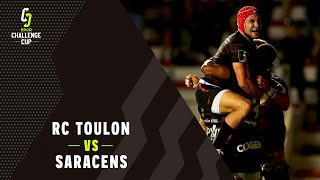 Highlights  RC Toulon v Saracens  Semifinals  Challenge Cup Rugby 202122 [upl. by Nylarad]