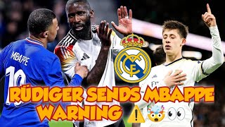 🚨BREAKING ARDA GULER REJECTED JANUARY LOAN TO LA LIG RIVALS 💣  RÜDIGER MAKES BOLD MBAPPE CLAIMS💥👀🤯 [upl. by Lehsreh490]