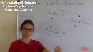 Psychoedukation in der Verhaltenstherapie Zusammenhang zwischen Denken Fühlen und Verhalten [upl. by Weidman]