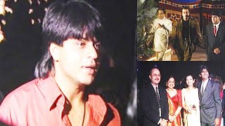 Jackie Madhuri Shahrukh Vinod Khanna At Subhash Ghais Party  Flashback Video [upl. by Ayhtin]