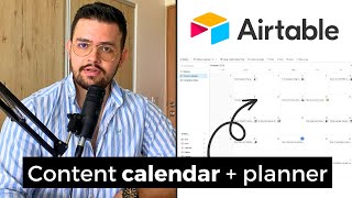 How to use Airtable manage social media content Airtable tutorial [upl. by Rede315]