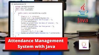 Attendance Management System with Java  Java Projects [upl. by Dwaine27]