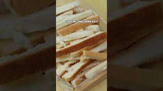 Tips manfaatin pinggiran roti tawar biar gak dibuang 👆🏼 endeus shorts food tipsdapur tips [upl. by Elset]