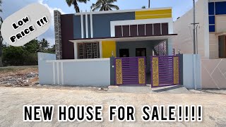 New House for sale near Nagercoil Asaripallam  DTCP Approved low budget latest model house for sale [upl. by Ellicec]