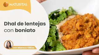 🤤 Dhal de Lentejas con Boniato  Receta India [upl. by Kai84]