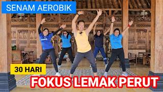 AEROBIK FOKUS LEMAK PERUT  30 HARI PENURUNAN BERAT BADAN [upl. by Reilly]