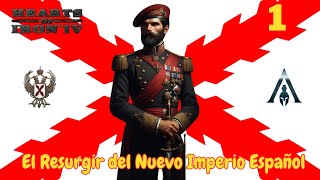 🇪🇸 Campaña España Carlista 🇪🇸  1 HOI 4 Ucronía Narrada Hearts Of Iron IV [upl. by Ilrahc]