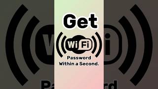 Get PCs WiFis Password within a Second CMD WiFi Password [upl. by Nennahs891]