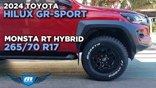 2024 Toyota Hilux GRSport on Monsta RT Hybrid 26570 R17  RNH Tire Supply [upl. by Anaujd]