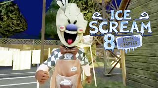 Ice Scream 3 With Ice Scream 8 Coffee Rods Skin Mod [upl. by Llaccm]