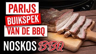 Parijs buikspek buikspek van de BBQ gegaard als brisket [upl. by Nnylorac]