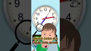 Aprende a Leer el Reloj  Guía educativa para Niños minutos cuartos y media hora educación [upl. by Anwahs]