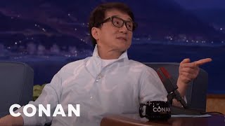 Jackie Chan Wants To Play A Romantic Lead  CONAN on TBS [upl. by Ahsiloc]