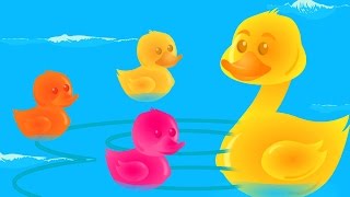 Cinq Petits Canards  Comptines  Kids Video  Preschool Poetry  Nursery Rhyme  Five Little Ducks [upl. by Eniaj]