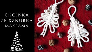 Choinka ze sznurka  Makrama  diy [upl. by Edak563]