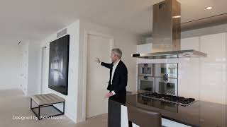 Touring a modern luxury condo in Miami [upl. by Kiran]