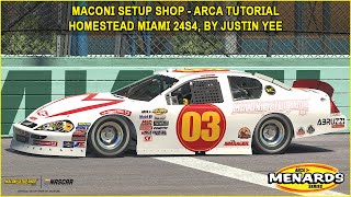 iRacing ARCA Homestead Guide to Qualifying and Race 24S4 [upl. by Rehpinej]