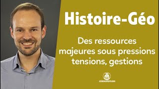 Des ressources majeures sous pressions tensions gestion  HG  Seconde  Les Bons Profs [upl. by Egwan]