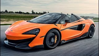 Orange McLaren 600LT Spider  HighPerformance Sportscar [upl. by Hyrup]